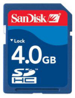 SDHC 4 GB Sandisk