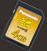 SDHC 4Go Class 6 Panasonic