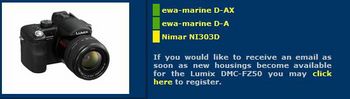 DIGIDEEP - Panasonic - Lumix DMC-FZ50 Underwater housings