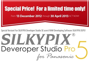 Silkypix Developer Studio Pro 5 - Promo Panasonic